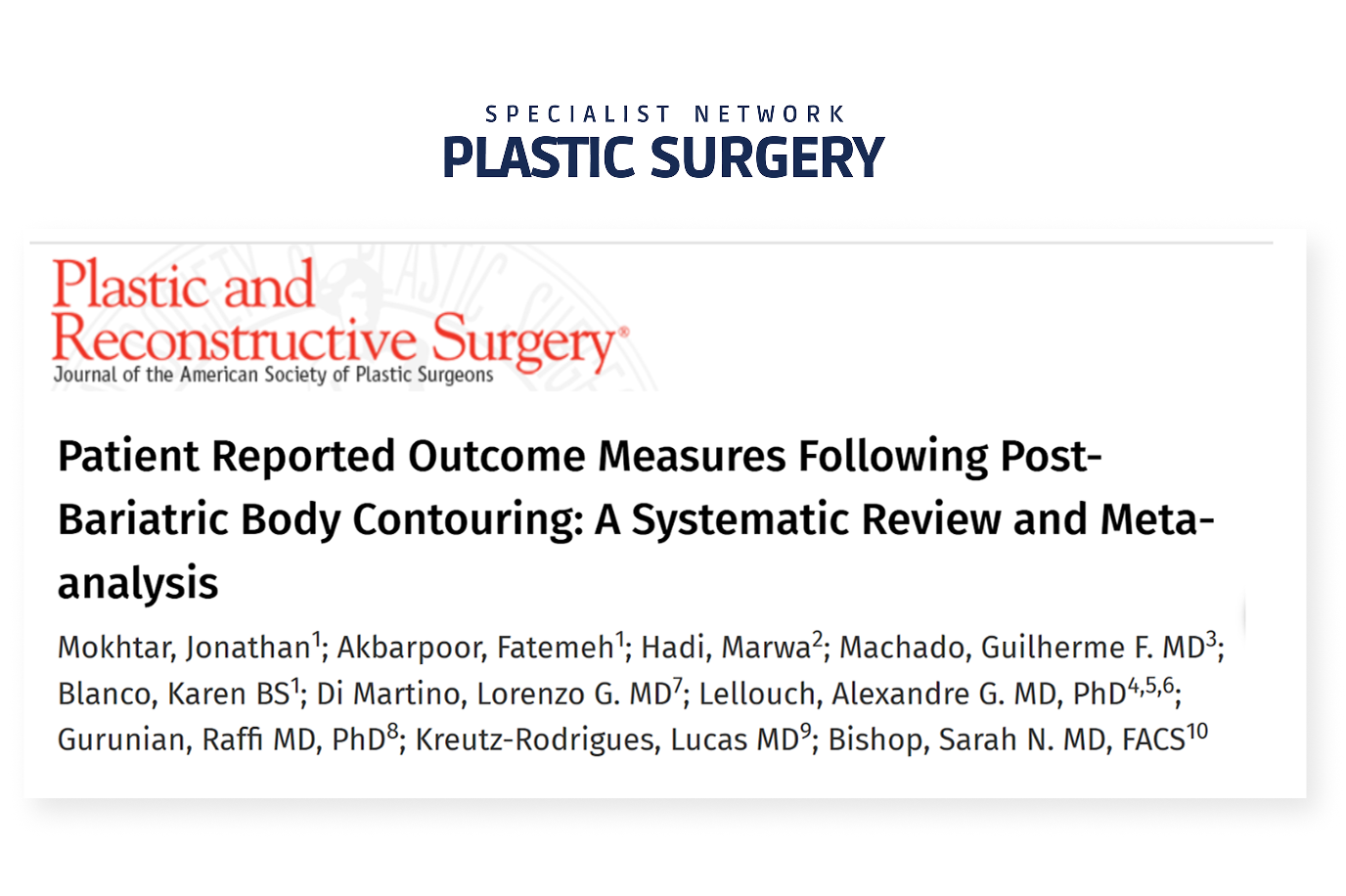 Plastic Surgery